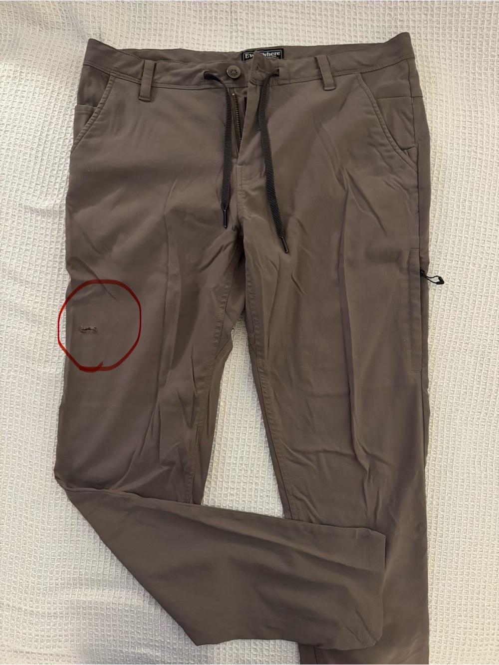 686 Men's Taupe Drawstring Chinos
